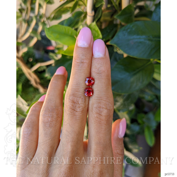 2.18 Ct.Tw. Ruby Pair from Mozambique