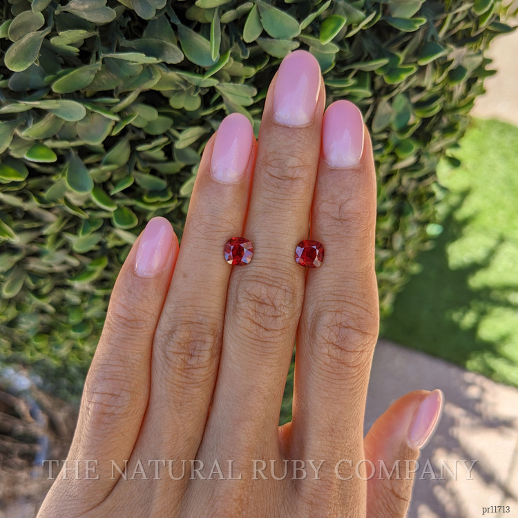 2.18 Ct.Tw. Ruby Pair from Mozambique