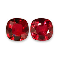 2.23 Ct.Tw.Total Carat Weight Ruby Pair from Mozambique Video