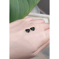 2.52&nbsp;Ct.Tw.Total Carat Weight Green Sapphire Pair from Australia Life Style