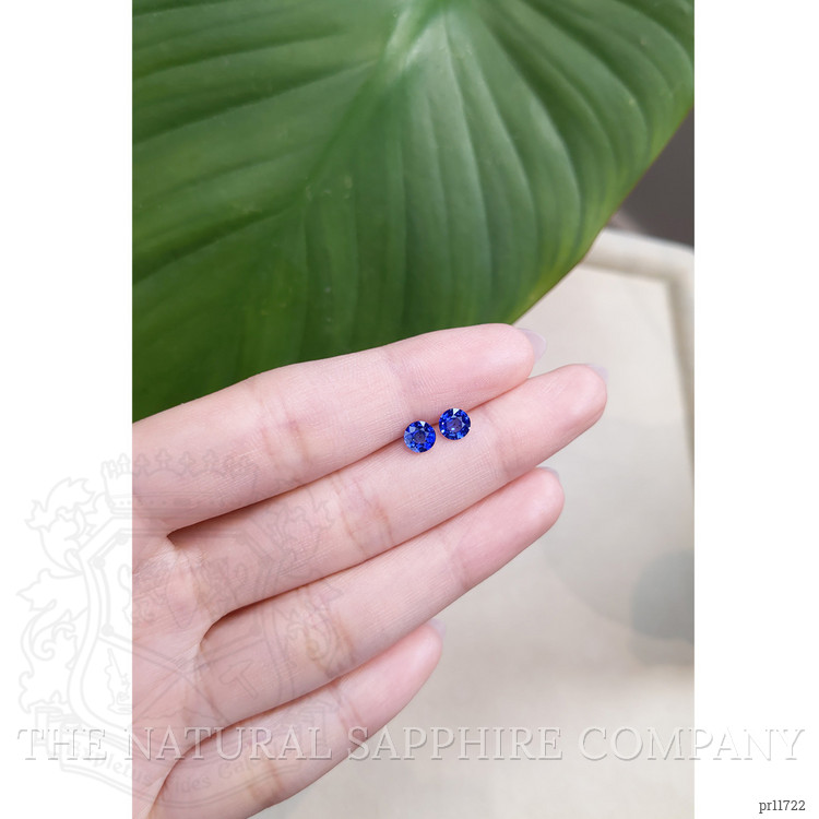 1.26 Ct.Tw. Blue Sapphire Pair from Ceylon (Sri Lanka)