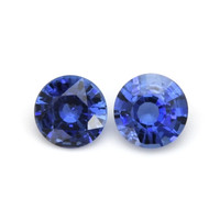 1.18&nbsp;Ct.Tw.Total Carat Weight Blue Sapphire Pair from Ceylon (Sri Lanka) Video
