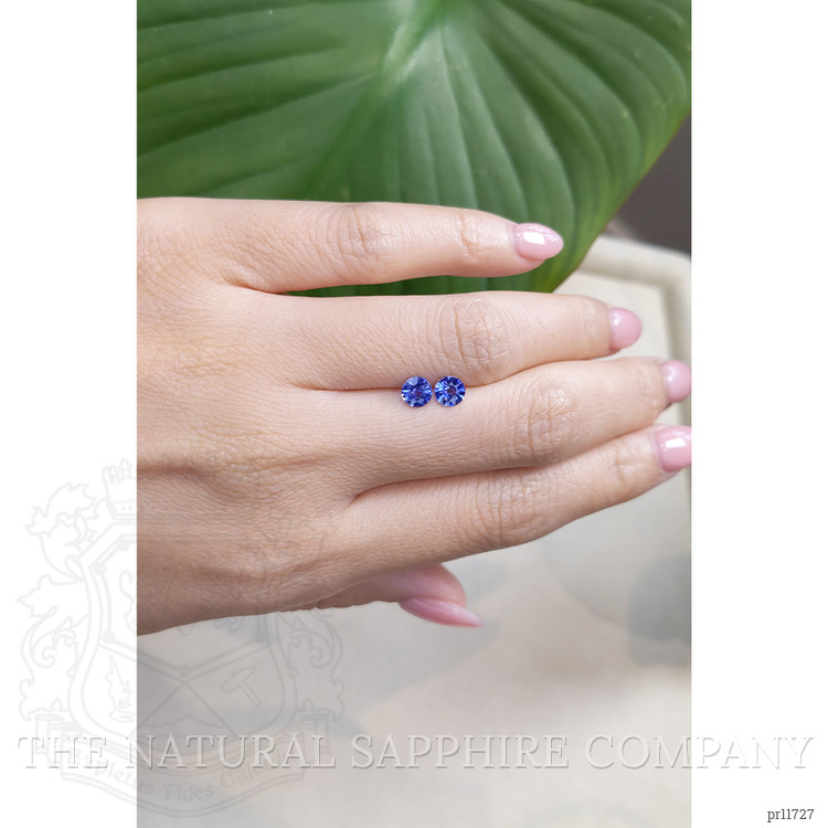 1.14 Ct.Tw. Blue Sapphire Pair from Ceylon (Sri Lanka)