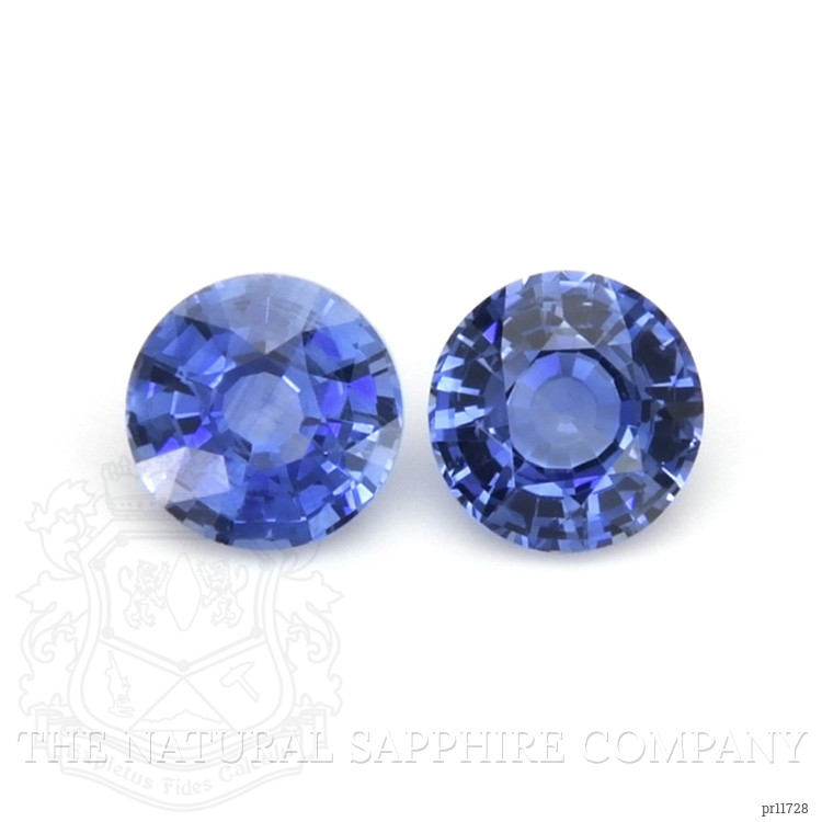 1.28 Ct.Tw. Blue Sapphire Pair from Ceylon (Sri Lanka)