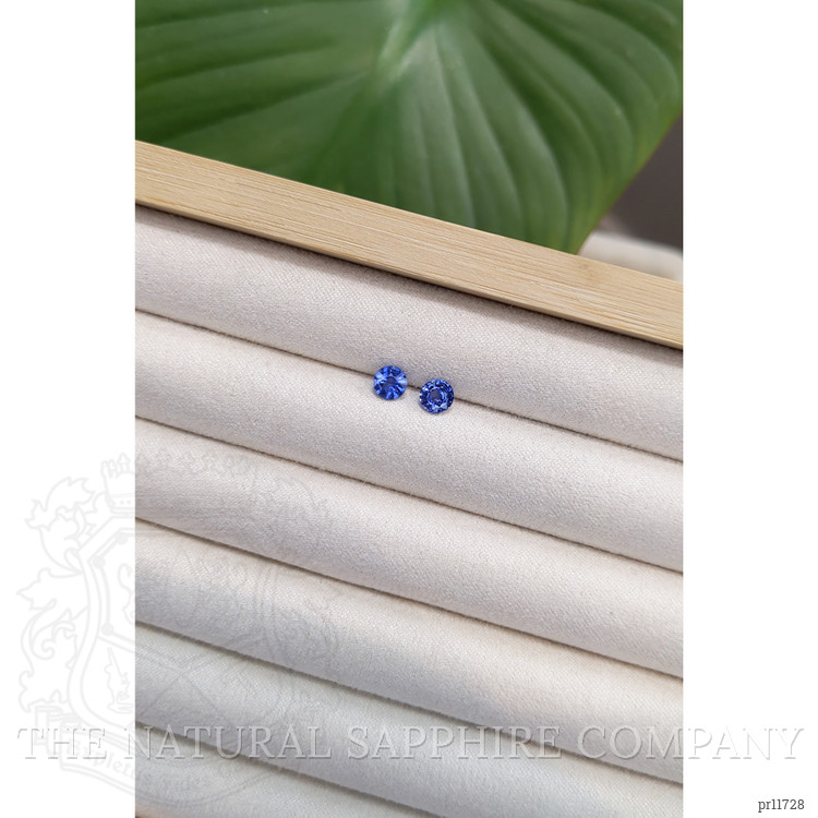 1.28 Ct.Tw. Blue Sapphire Pair from Ceylon (Sri Lanka)