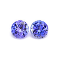 1.80 Ct.Tw.Total Carat Weight Tanzanite Pair from Tanzania Video