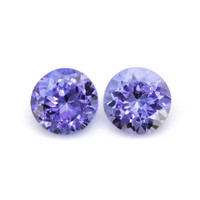 1.92 Ct.Tw.Total Carat Weight Tanzanite Pair from Tanzania Video