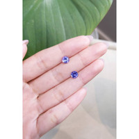 1.92 Ct.Tw.Total Carat Weight Tanzanite Pair from Tanzania Life Style