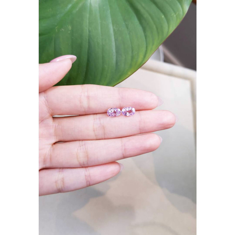 3.69 Ct.Tw. Kunzite Pair from Afghanistan