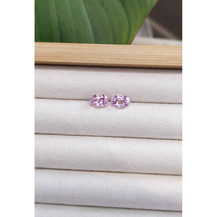 3.69 Ct.Tw. Kunzite Pair from Afghanistan
