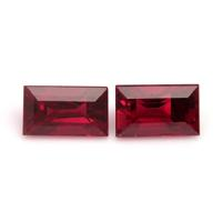 0.93 Ct.Tw.Total Carat Weight Ruby Pair from Mozambique Video