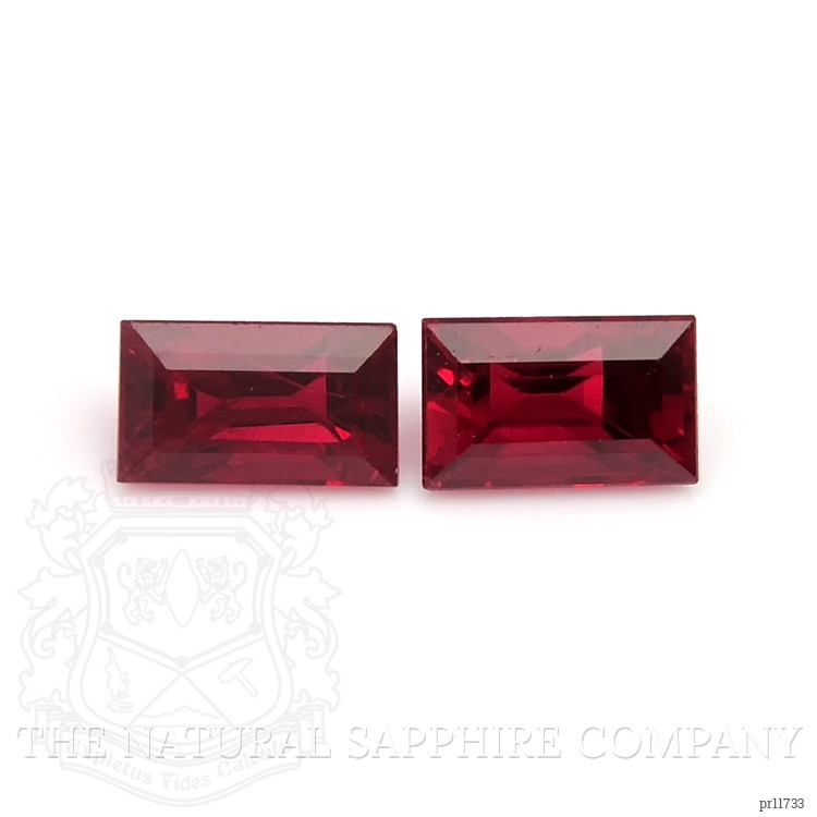0.93 Ct.Tw. Ruby Pair from Mozambique