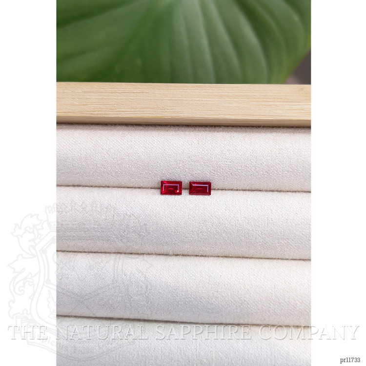 0.93 Ct.Tw. Ruby Pair from Mozambique