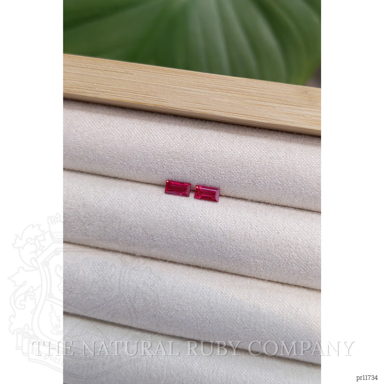 0.75 Ct.Tw. Ruby Pair from Mozambique