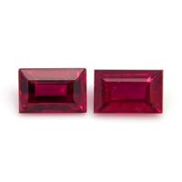0.79&nbsp;Ct.Tw.Total Carat Weight Ruby Pair from Mozambique Video