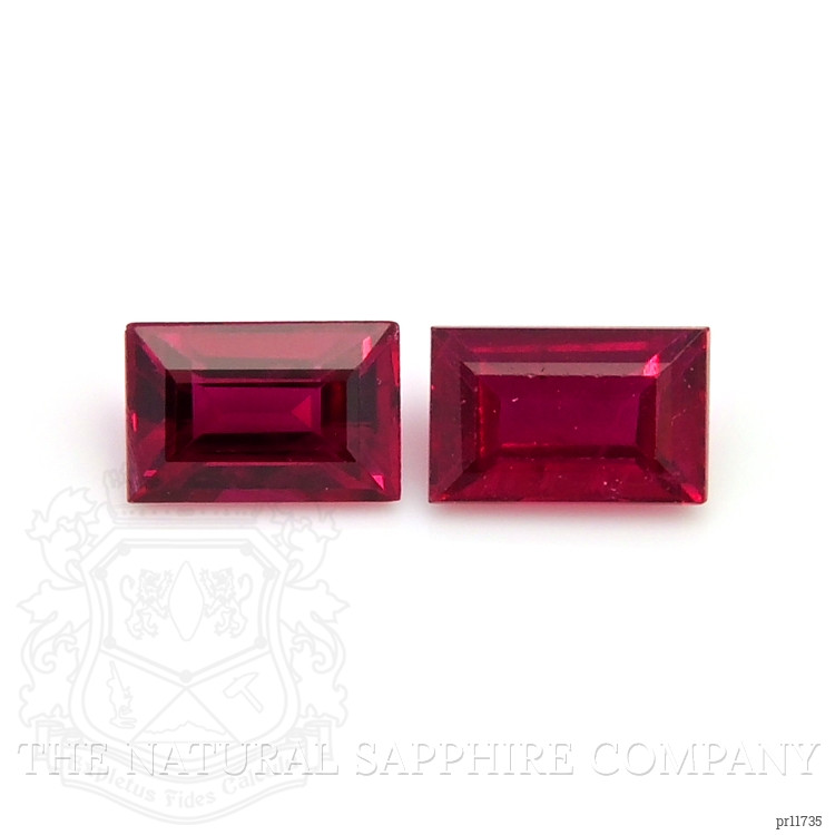 0.79 Ct.Tw. Ruby Pair from Mozambique