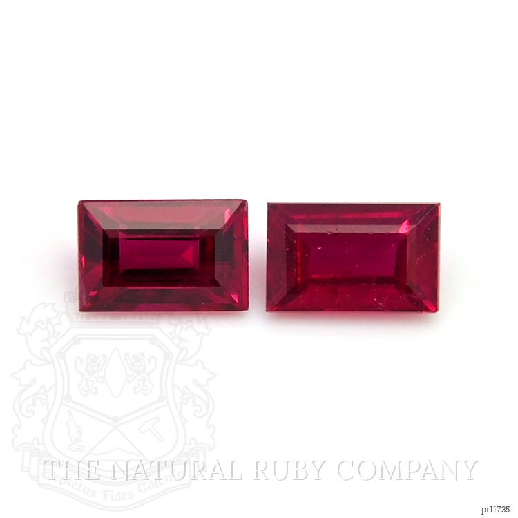 0.79 Ct.Tw. Ruby Pair from Mozambique
