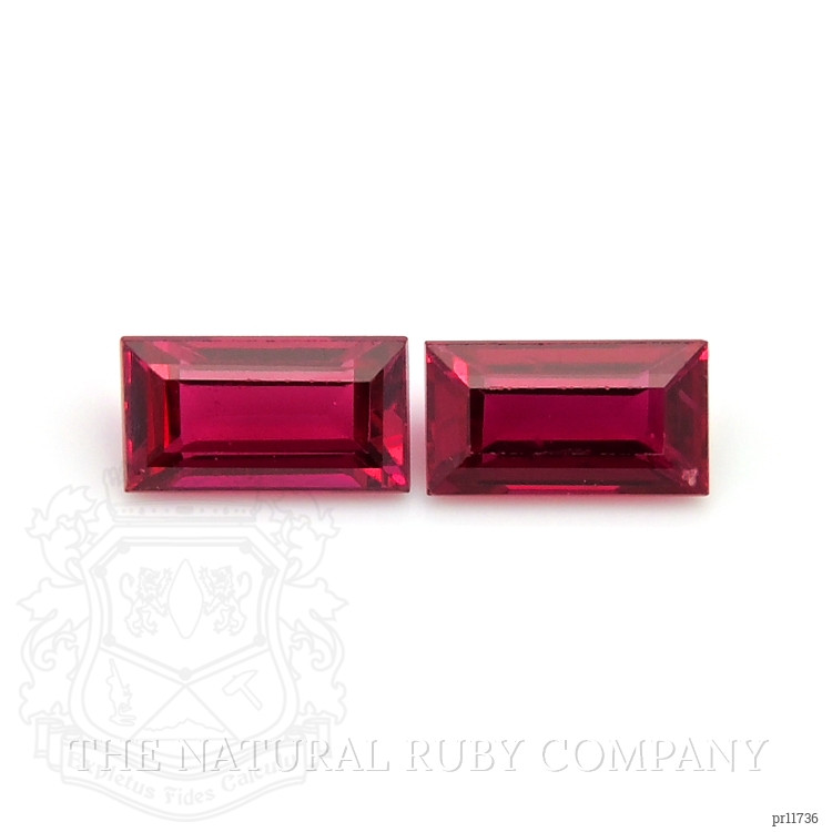 0.82 Ct.Tw. Ruby Pair from Mozambique