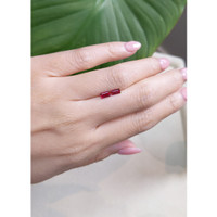 0.82&nbsp;Ct.Tw.Total Carat Weight Ruby Pair from Mozambique Life Style