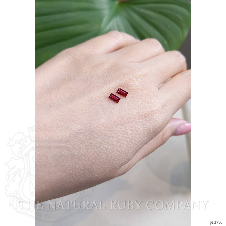 0.82 Ct.Tw. Ruby Pair from Mozambique