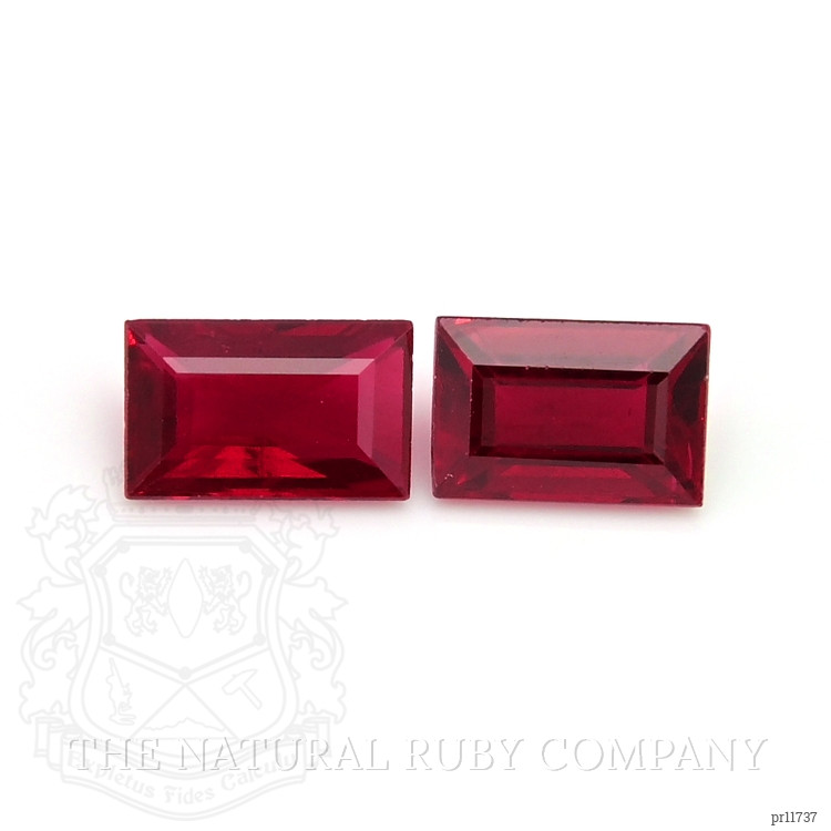 1.07 Ct.Tw. Ruby Pair from Mozambique