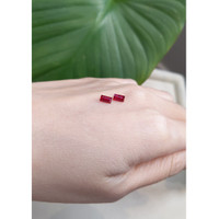 1.02&nbsp;Ct.Tw.Total Carat Weight Ruby Pair from Mozambique Life Style