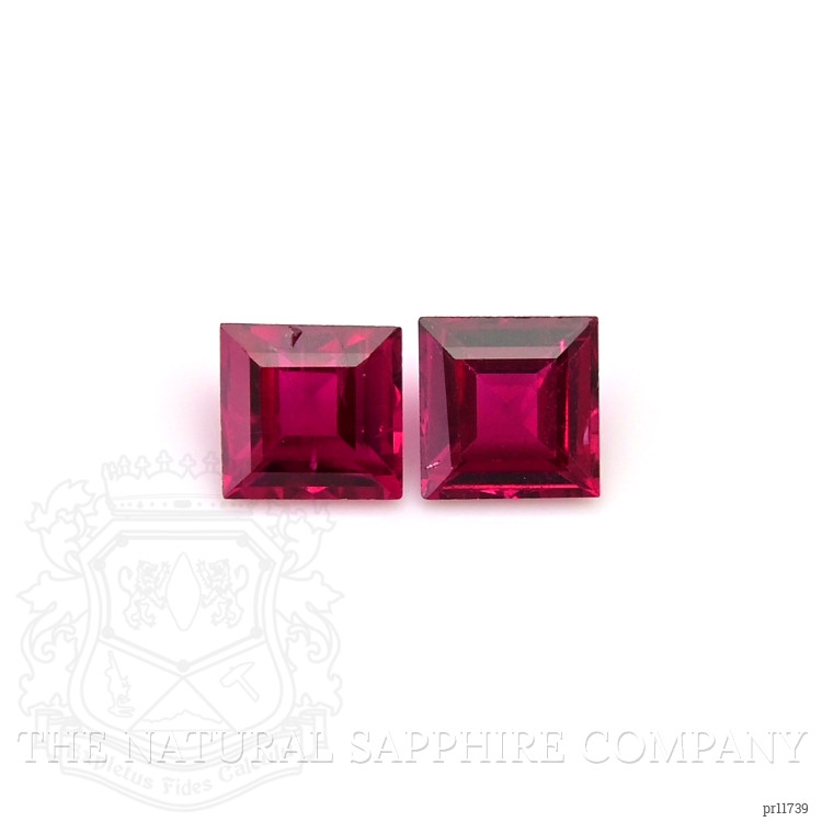 0.59 Ct.Tw. Ruby Pair from Mozambique