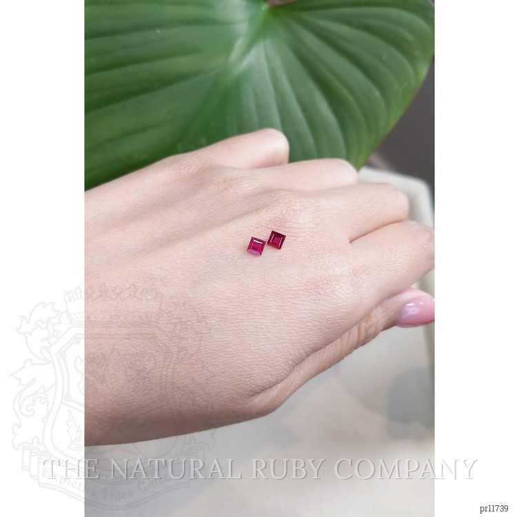 0.59 Ct.Tw. Ruby Pair from Mozambique