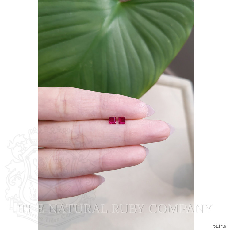 0.59 Ct.Tw. Ruby Pair from Mozambique