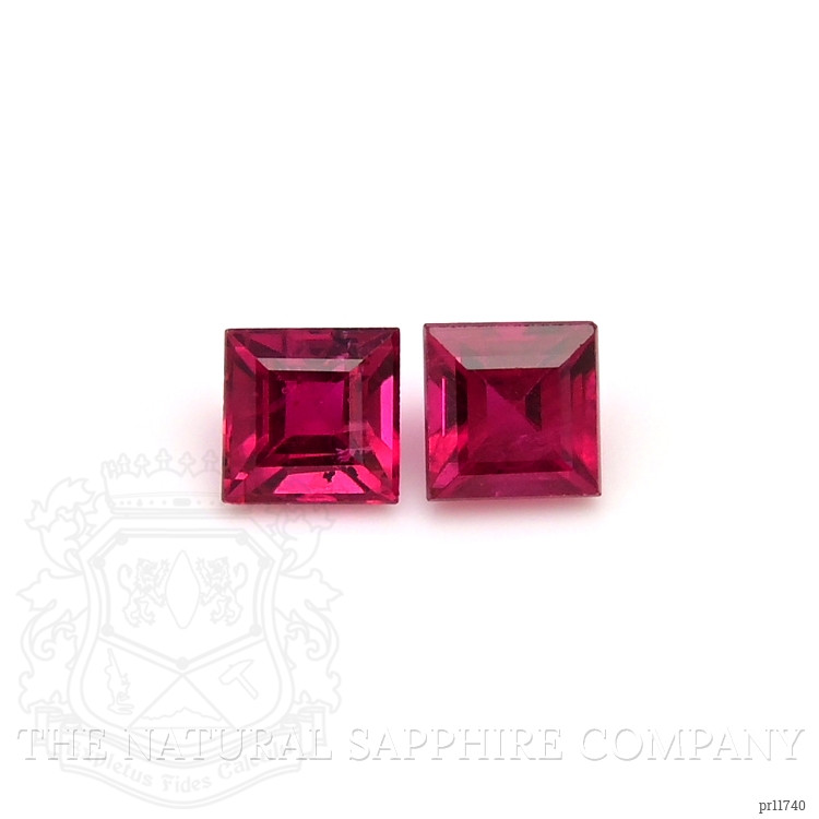 0.75 Ct.Tw. Ruby Pair from Mozambique