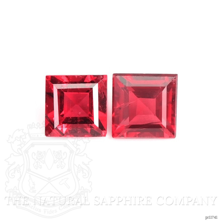 0.53 Ct.Tw. Ruby Pair from Mozambique