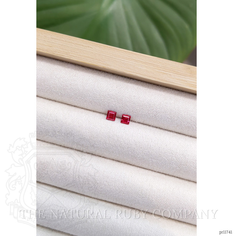 0.53 Ct.Tw. Ruby Pair from Mozambique