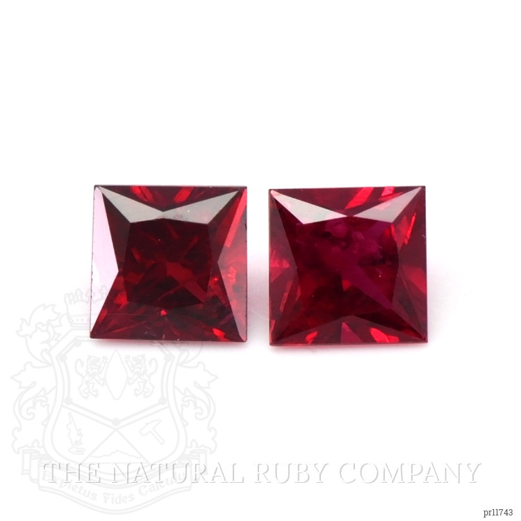 0.97 Ct.Tw. Ruby Pair from Mozambique