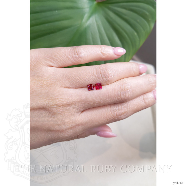 0.97 Ct.Tw. Ruby Pair from Mozambique