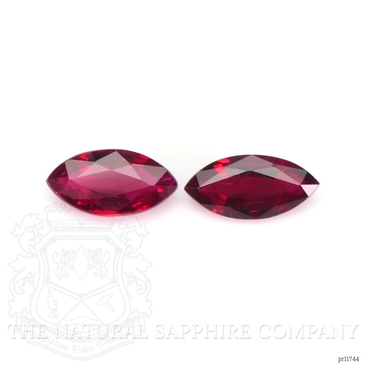 0.69 Ct.Tw. Ruby Pair from Mozambique