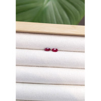 0.69&nbsp;Ct.Tw.Total Carat Weight Ruby Pair from Mozambique Life Style