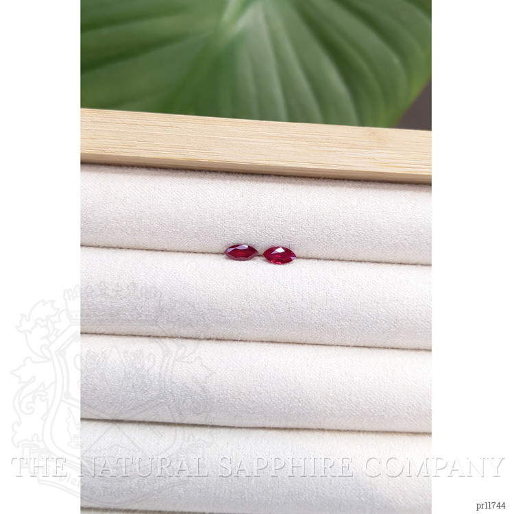 0.69 Ct.Tw. Ruby Pair from Mozambique