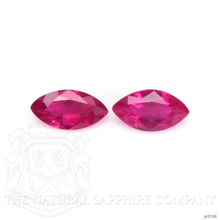 0.54 Ct.Tw. Ruby Pair from Mozambique