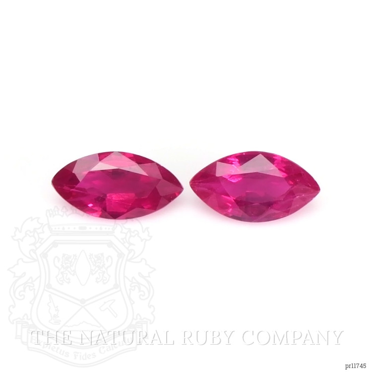 0.54 Ct.Tw. Ruby Pair from Mozambique