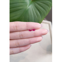 0.54 Ct.Tw.Total Carat Weight Ruby Pair from Mozambique Life Style