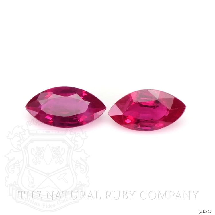 0.73 Ct.Tw. Ruby Pair from Mozambique