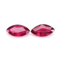 0.74&nbsp;Ct.Tw.Total Carat Weight Ruby Pair from Mozambique Video
