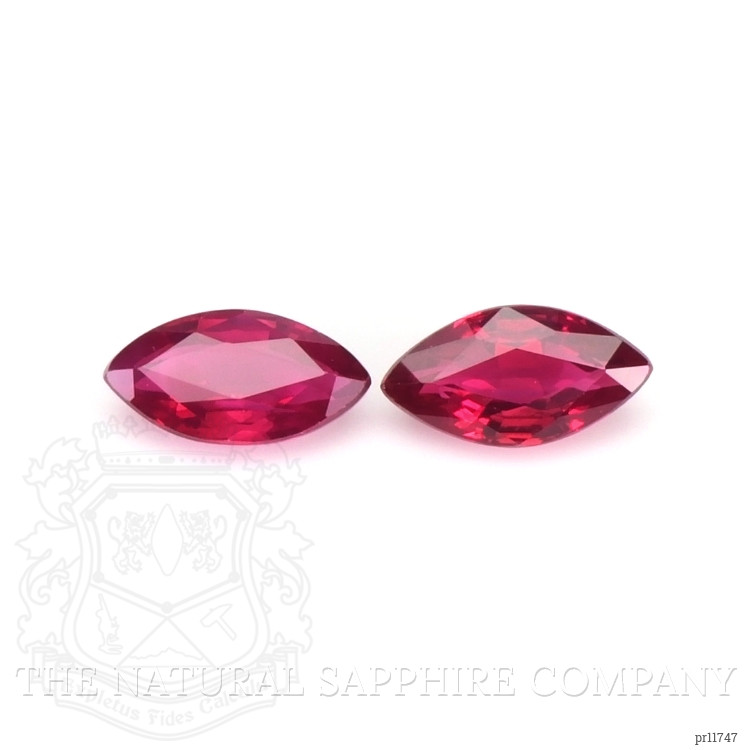 0.74 Ct.Tw. Ruby Pair from Mozambique