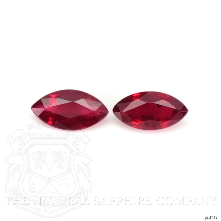 0.67 Ct.Tw. Ruby Pair from Mozambique