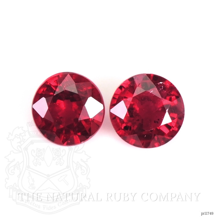 0.57 Ct.Tw. Ruby Pair from Mozambique