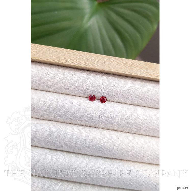 0.57 Ct.Tw. Ruby Pair from Mozambique