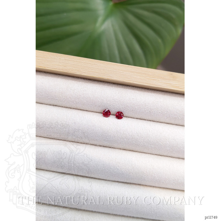 0.57 Ct.Tw. Ruby Pair from Mozambique