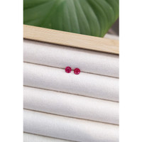 0.79&nbsp;Ct.Tw.Total Carat Weight Ruby Pair from Mozambique Life Style