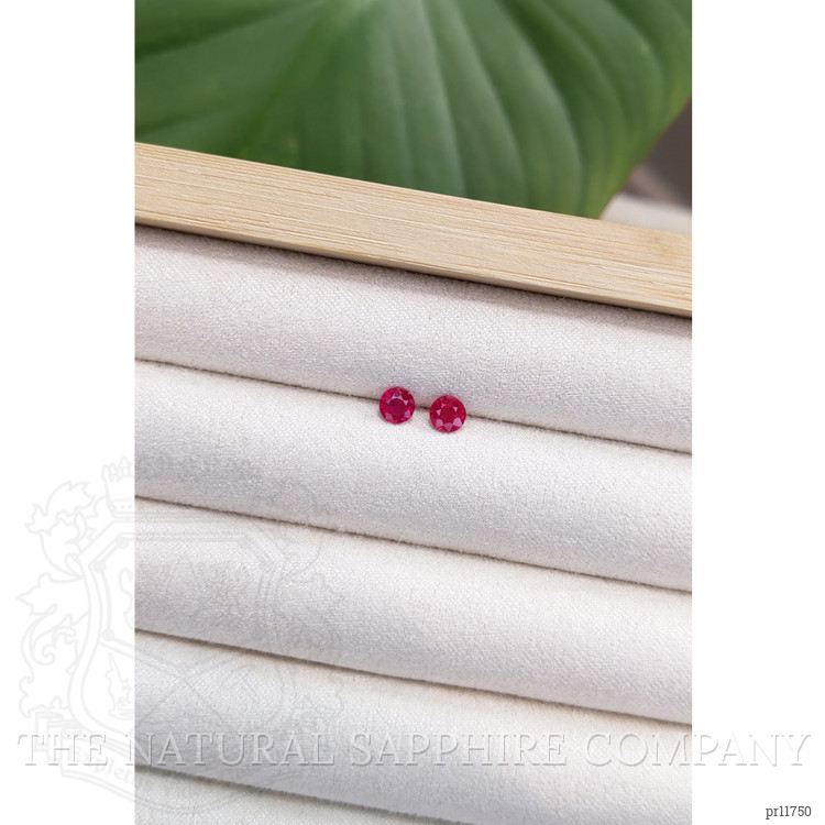 0.79 Ct.Tw. Ruby Pair from Mozambique