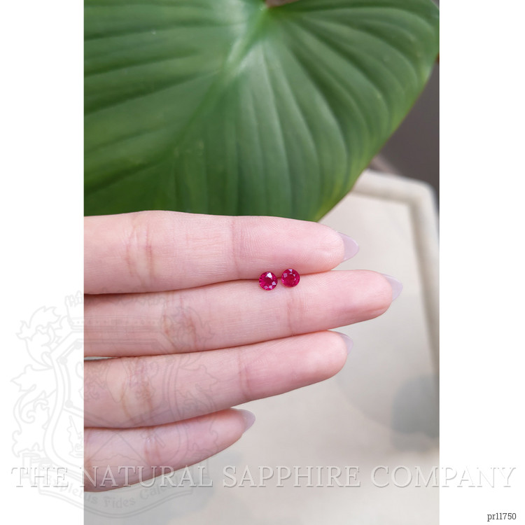 0.79 Ct.Tw. Ruby Pair from Mozambique